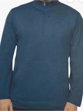 Merrell Men’s Navy Half-Zip Turtleneck Sweater